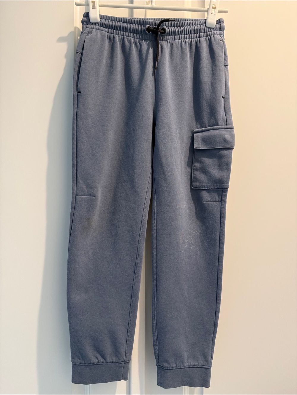 Kid’s Cargo Jogger Pants in Slate Blue